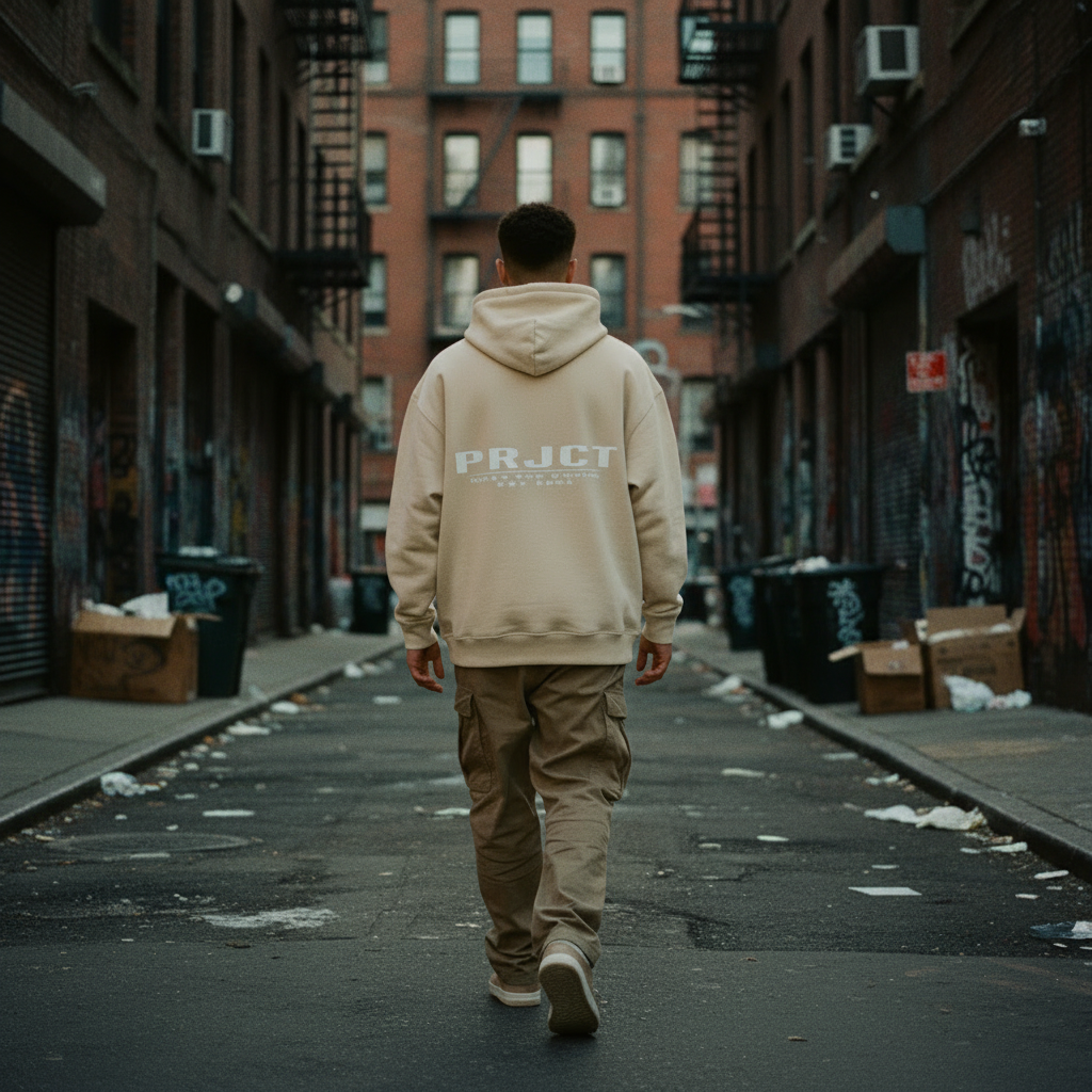"PRJCT - WEAR THE VISION EST 2026 SIGNATURE HOODIE" ...