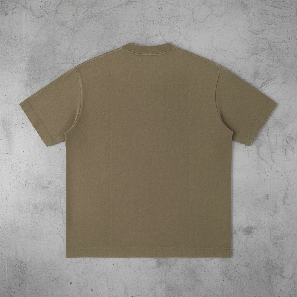 "PRJCT Signature Tee" ... Heavyweight, vintage, washed & frayed