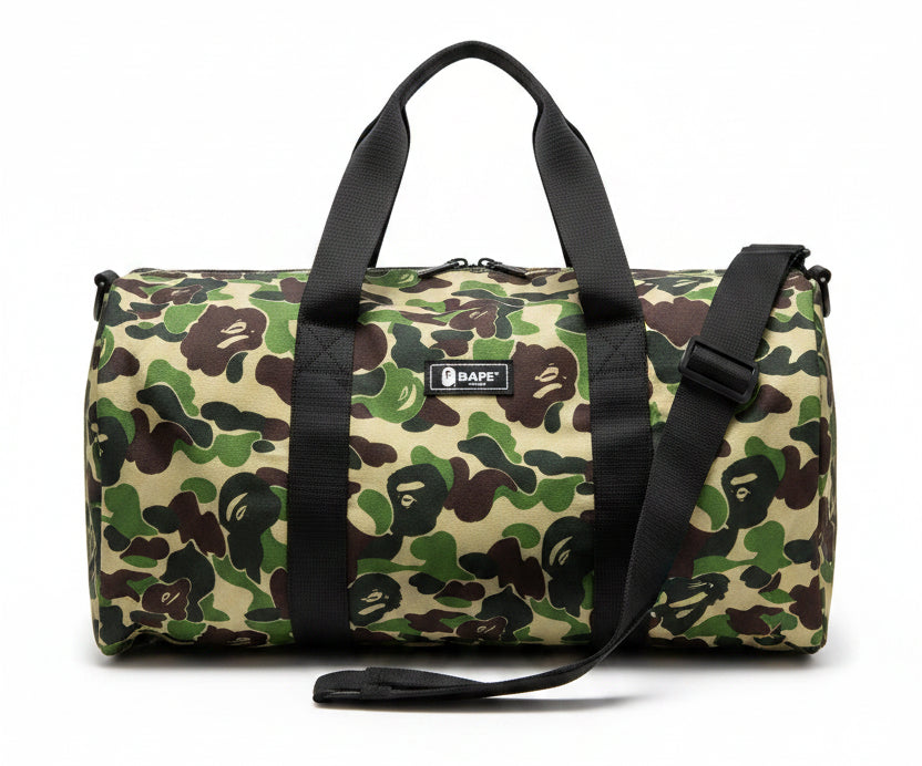 "BAPE Camo Duffle Bag" ...