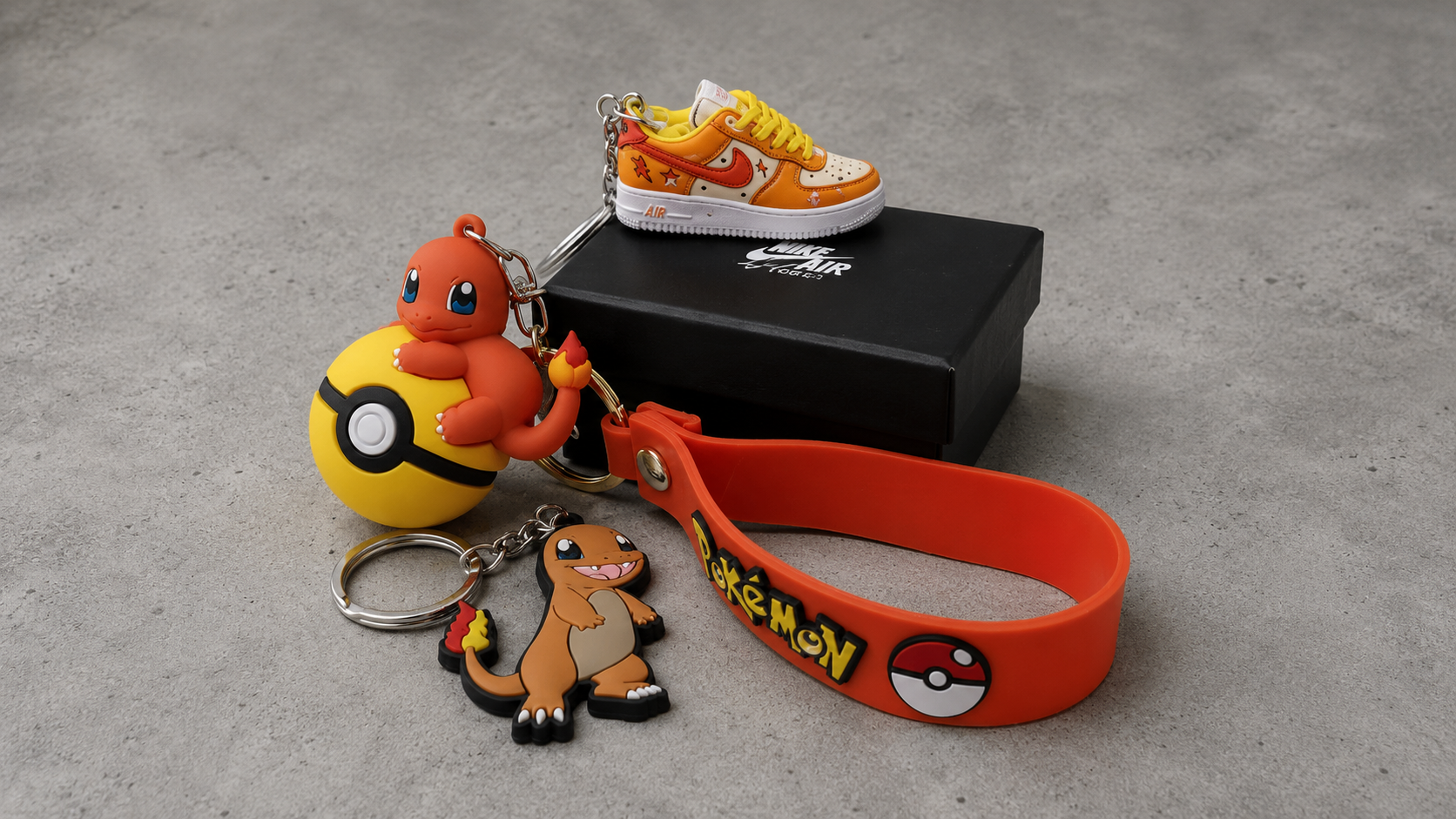 "Nike AF1 - Charmander Edition Key Chain" ...