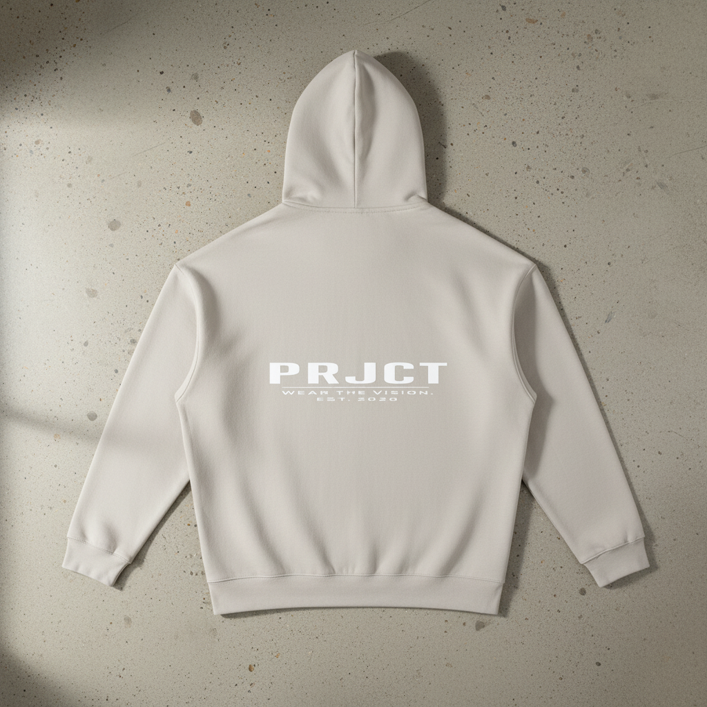 "PRJCT - WEAR THE VISION EST 2026 SIGNATURE HOODIE" ...
